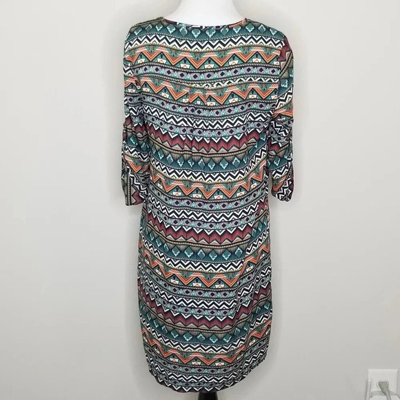 Molly Bracken Boho Aztec Print Dress XS/S - Picture 4 of 5